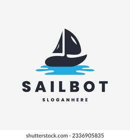 Sailboat Marine Company Brand Logo Template