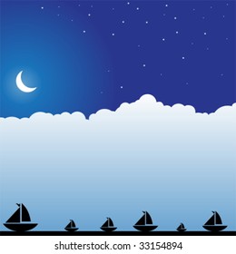 sailboat moon