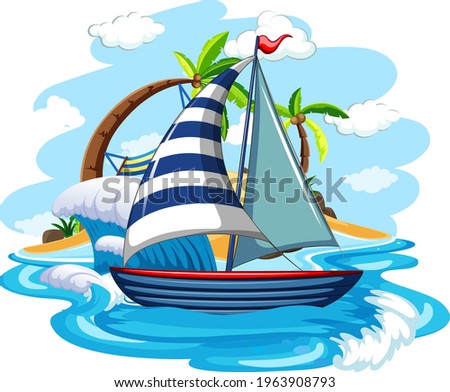 Similar – Image, Stock Photo sailboat