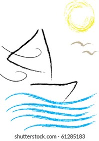Sailboat "Painting"