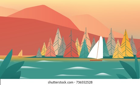 綺麗な景色 のイラスト素材 画像 ベクター画像 Shutterstock