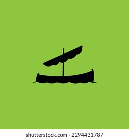 Sailboat or sailing ship vector image