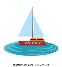 sailboat in the sea