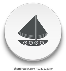 sailboat ship icon