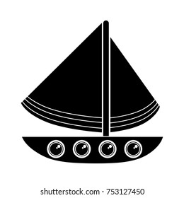sailboat ship icon