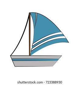 sailboat ship icon image 