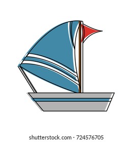 sailboat ship icon image