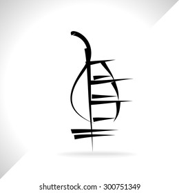 sailboat vector