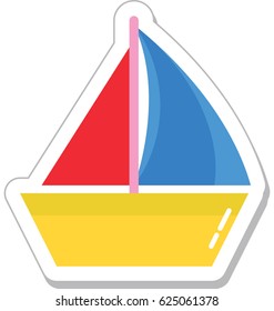 Sailboat Vector Icon
