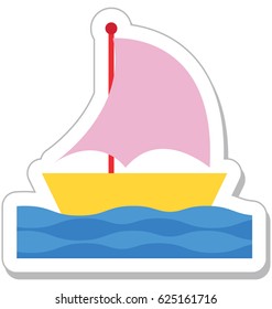 Sailboat Vector Icon