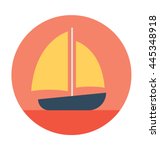 Sailboat Vector Illustration