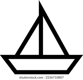 Sailboats vector For Print, Sailboats vector Clipart, Sailboats , Black shape of a sailboat is in a side view, isolated on transparent background, Sea yachts. Extreme lifestyle. used for mobile app.