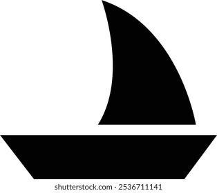 Sailboats vector For Print, Sailboats vector Clipart, Sailboats , Black shape of a sailboat is in a side view, isolated on transparent background, Sea yachts. Extreme lifestyle. used for mobile app.