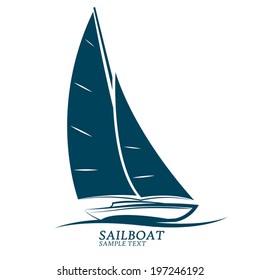 sailboats vector.illustration