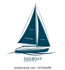 sailboats vector.illustration