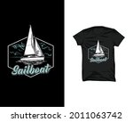Sailbot On The High Seas Tshirt Design