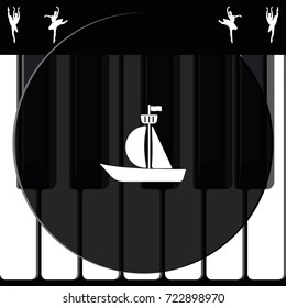 Sailfish boat icon.