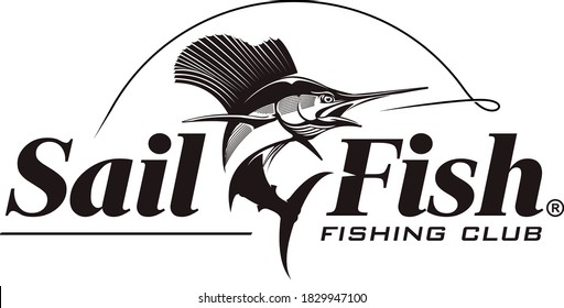 Sailfish Fishing Logo. Unique and Fresh Sailfish Logo Template. Great to use as your Sailfish fishing activity. 