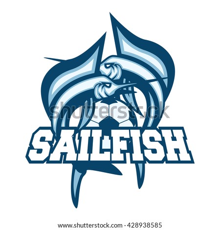 Sailfish sport logo template