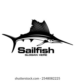 SAILFISH VECTOR FOR FISHING HUNTING LOGO COMPANY