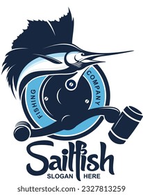 SAILFISH VECTOR FOR FISHING LOGO COMPANY