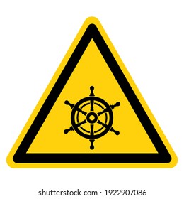 Sailing Area Symbol Sign, Vector Illustration, Isolate On White Background Label. EPS10