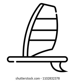 Sailing boat icon
