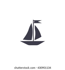 sailing boat, icon