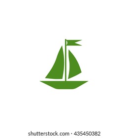 sailing boat, icon