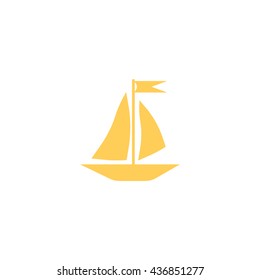 sailing boat, icon