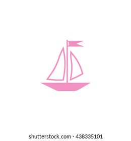 sailing boat, icon