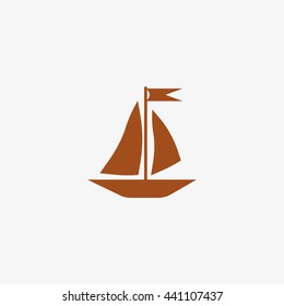 sailing boat, icon