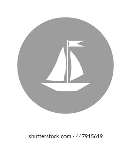 sailing boat, icon