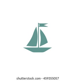 sailing boat, icon