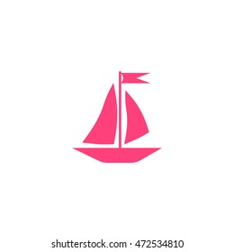 sailing boat, icon