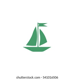 sailing boat, icon