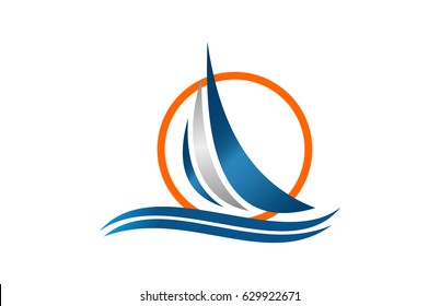 sailing boat icon