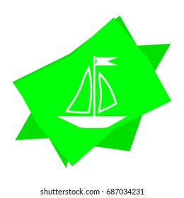 sailing boat, icon