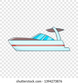 Sailing boat icon. Cartoon illustration of sailing boat vector icon for web