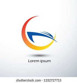 Sailing boat icon symbol ,vector illustration