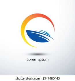 Sailing boat icon symbol ,vector illustration