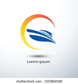 Sailing boat icon symbol ,vector illustration