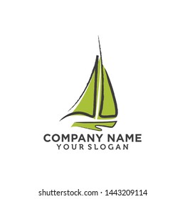 Sailing boat icon symbol ,vector illustration
