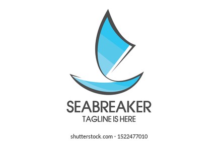 Sailing boat icon symbol ,vector illustration