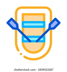 sailing boat icon vector. sailing boat sign. color symbol illustration