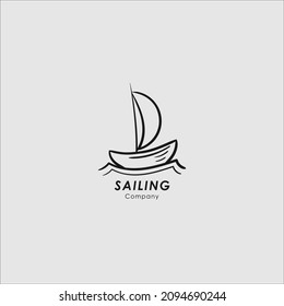 Sailing boat illustration logos. This is a vector logo design and can be edited.
It is suitable for logos in shipping, marine, river tourism, shops, product labels, etc.