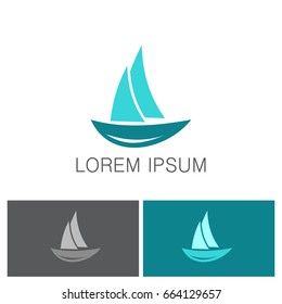 sailing boat logo