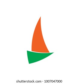 sailing boat logo design