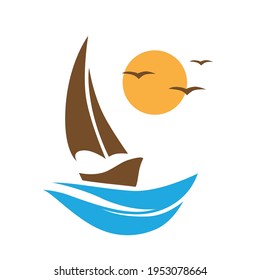 sailing boat on the sea