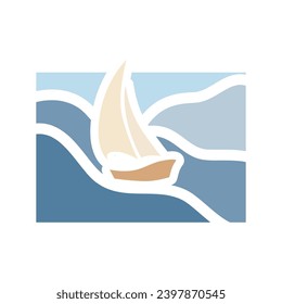 sailing boat on the sea
